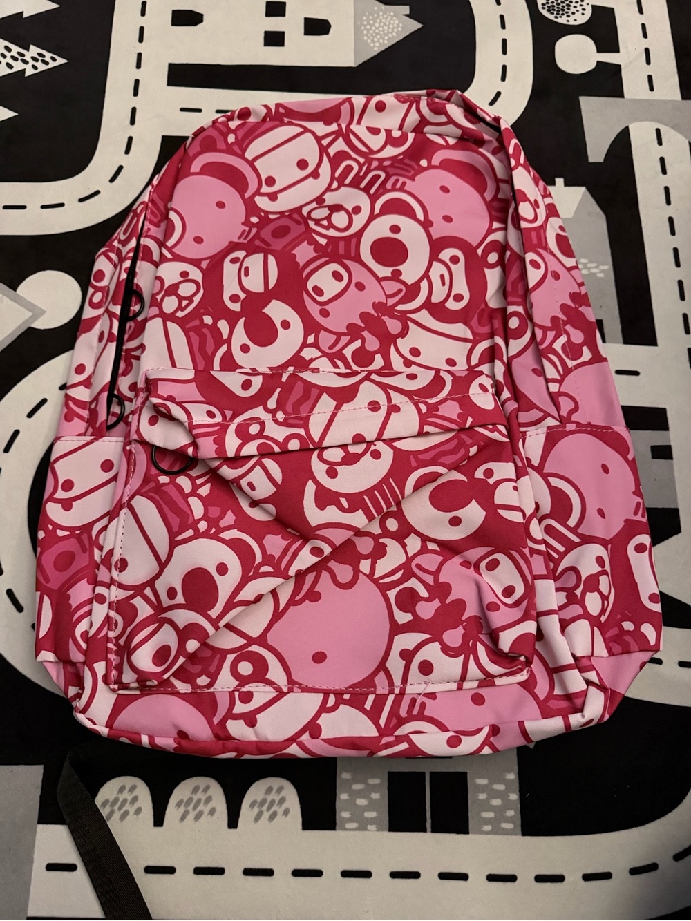 Bape baby Milo Pink All over Print backpack 14 inches